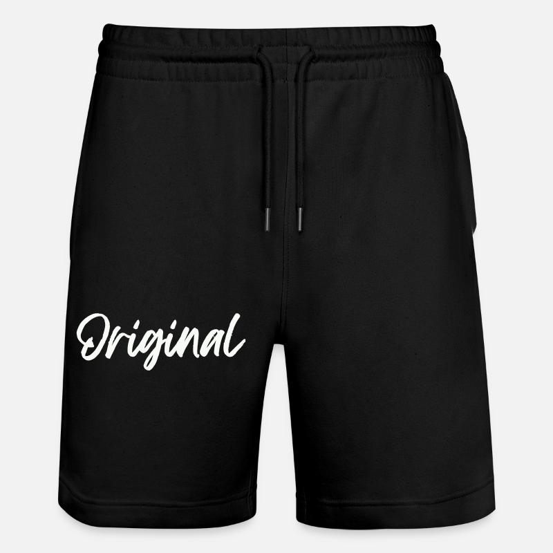 Langue source - Short de jogging bio TRAINER Stanley/Stella unisexe - noir