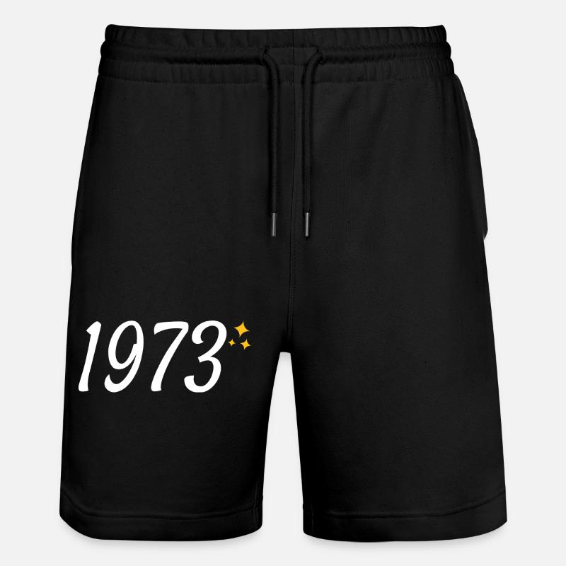 1973 - Stanley/Stella Unisex Bio Joggingshorts Trainer  - Schwarz