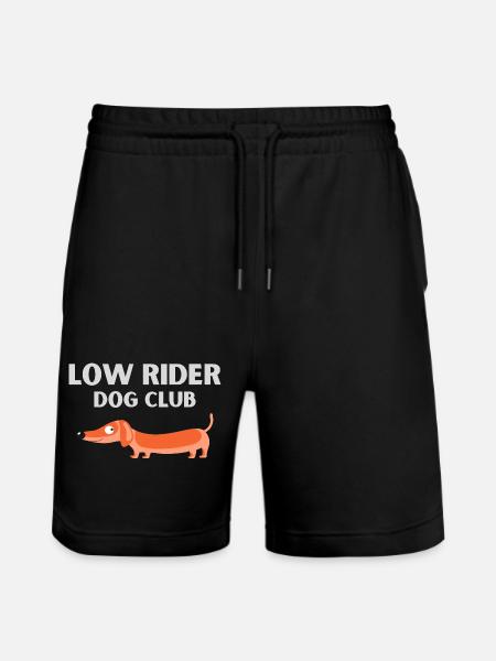 Dog club Dachshund - Stanley/Stella Trainer Unisex Organic Jogging Shorts - black