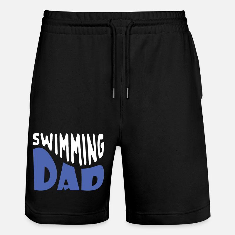 Papa de la natation - Short de jogging bio TRAINER Stanley/Stella unisexe - noir