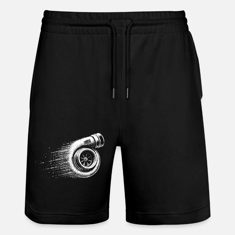 Turbocharger Boost Boosted Tuner Screwdriver - Stanley/Stella Trainer Unisex Organic Jogging Shorts - black