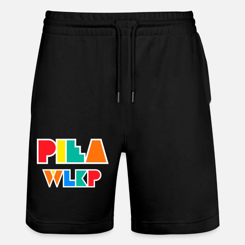Saw Wlkp. Logo géométrique - Short de jogging bio TRAINER Stanley/Stella unisexe - noir