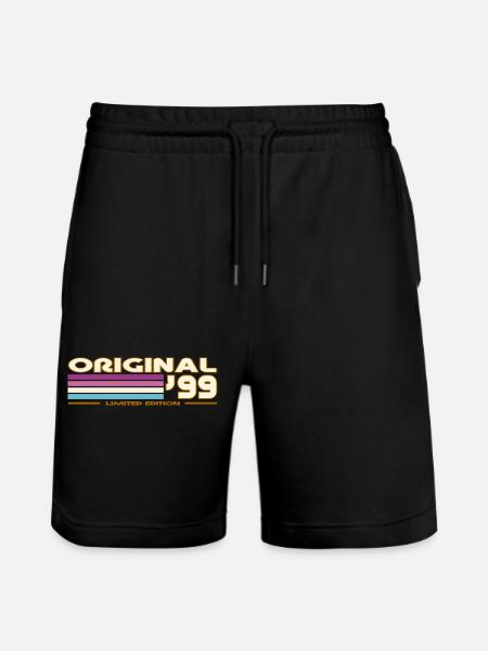 1999 - Stanley/Stella Trainer Unisex Organic Jogging Shorts - black