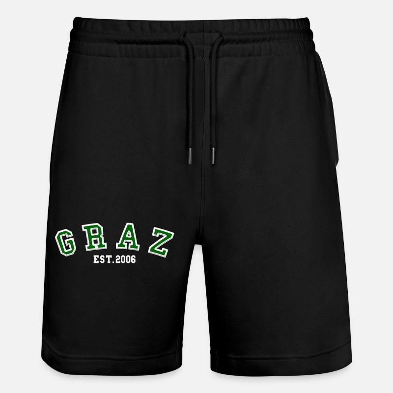 Graz fondée en 2006 - Short de jogging bio TRAINER Stanley/Stella unisexe - noir