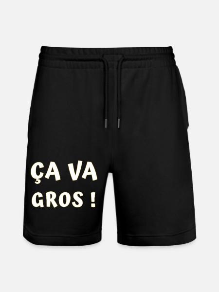 ÇA va gros ! - Short de jogging bio TRAINER Stanley/Stella unisexe - noir