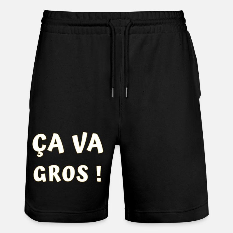 ÇA va gros ! - Short de jogging bio TRAINER Stanley/Stella unisexe - noir