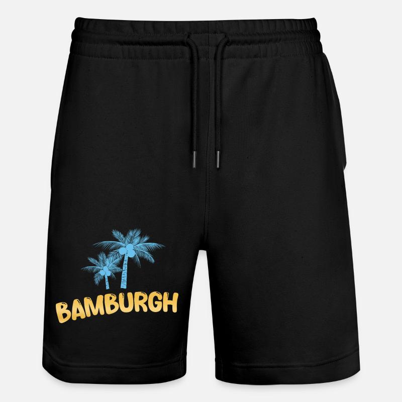 Cadeau pour Bamburgh - Short de jogging bio TRAINER Stanley/Stella unisexe - noir