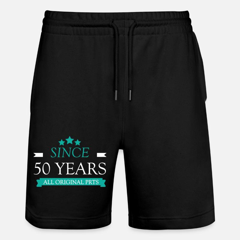 50e anniversaire, depuis 50 ans - Short de jogging bio TRAINER Stanley/Stella unisexe - noir