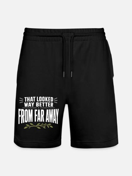 Scale-hunting-scale-hunter-antler-hunting-whitetail - Stanley/Stella Trainer Unisex Organic Jogging Shorts - black