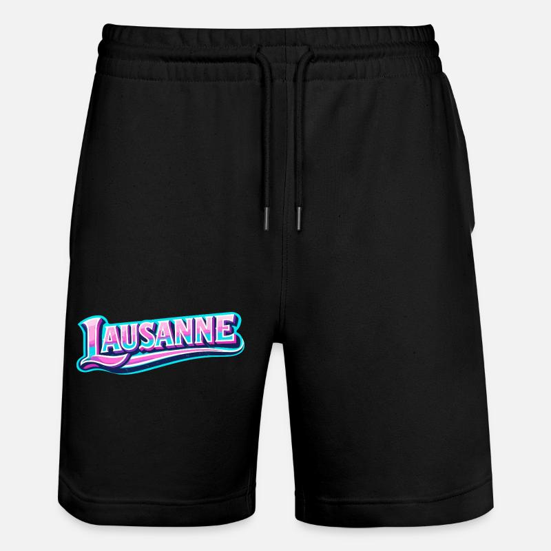 Lausanne - Short de jogging bio TRAINER Stanley/Stella unisexe - noir