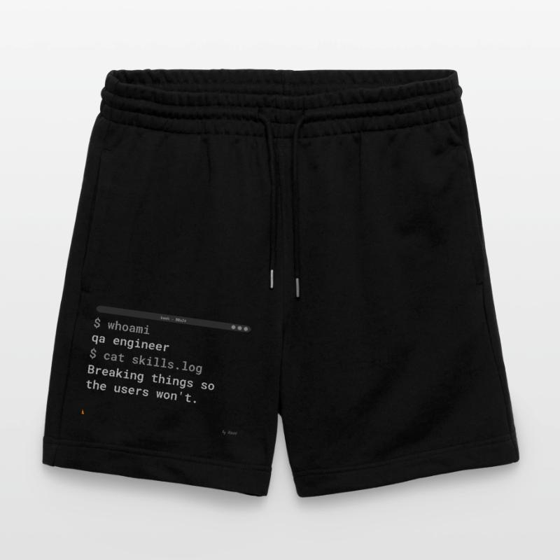 Conception de terminaux pour ingénieur QA - Gift IT Short de jogging bio TRAINER Stanley/Stella unisexe