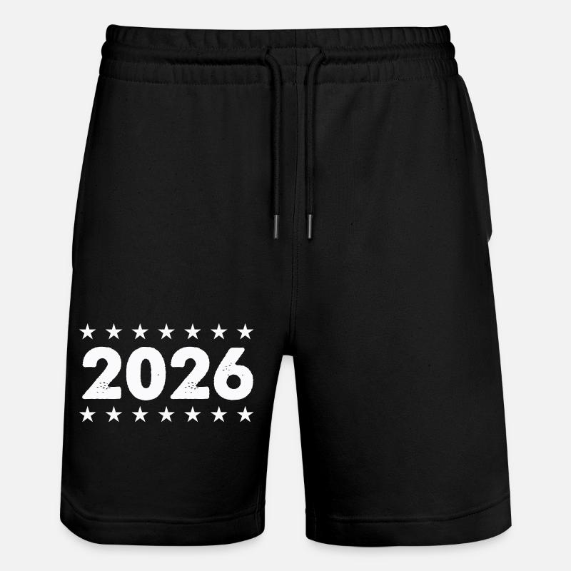 2026 Sternenrahmen - Stanley/Stella Unisex Bio Joggingshorts Trainer  - Schwarz