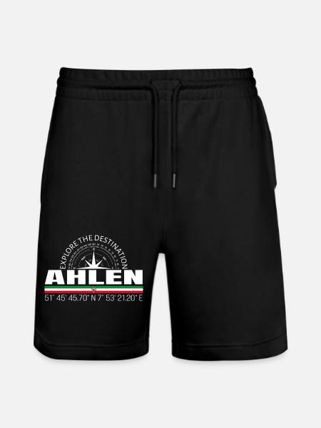 Ahlen - Stanley/Stella Unisex Bio Joggingshorts Trainer - Schwarz