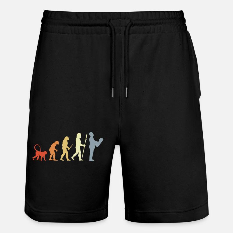 Architekt Evolution - Stanley/Stella Unisex Bio Joggingshorts Trainer  - Schwarz