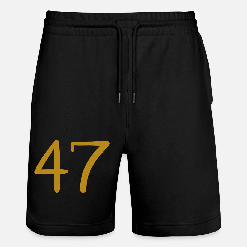 47 - Stanley/Stella Unisex Bio Joggingshorts Trainer  - Schwarz