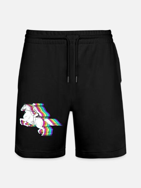 Courses de chevaux - Short de jogging bio TRAINER Stanley/Stella unisexe - noir