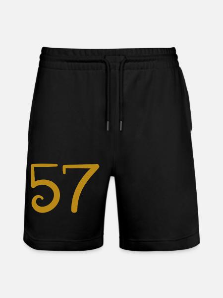 57 - Short de jogging bio TRAINER Stanley/Stella unisexe - noir
