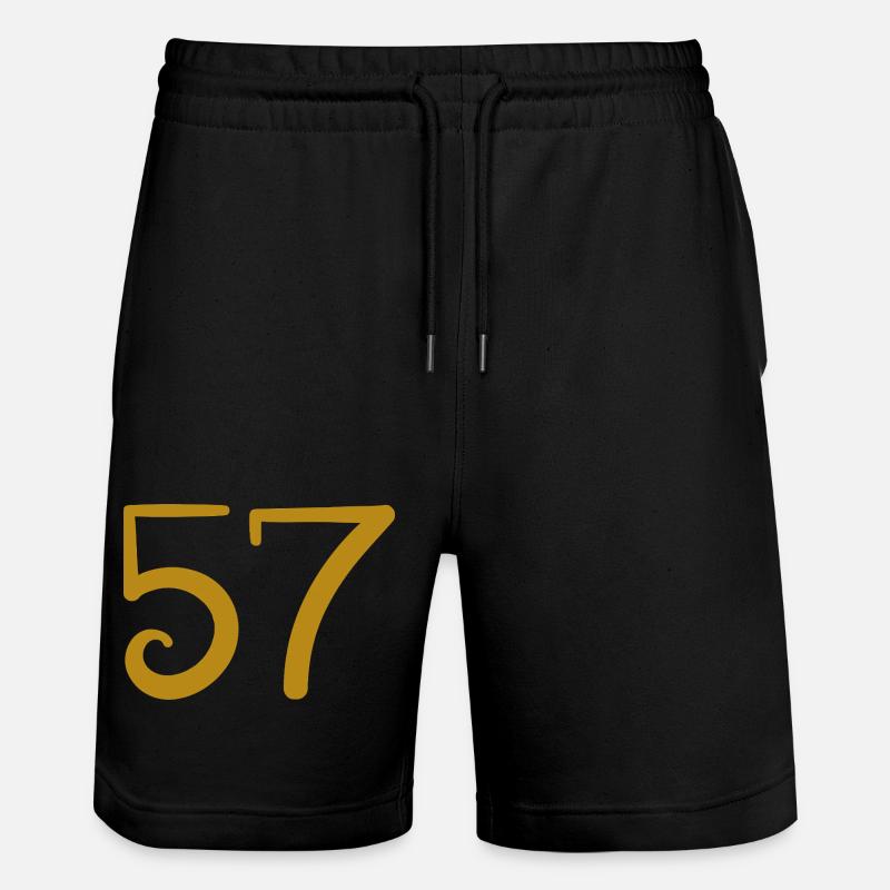 57 - Short de jogging bio TRAINER Stanley/Stella unisexe - noir