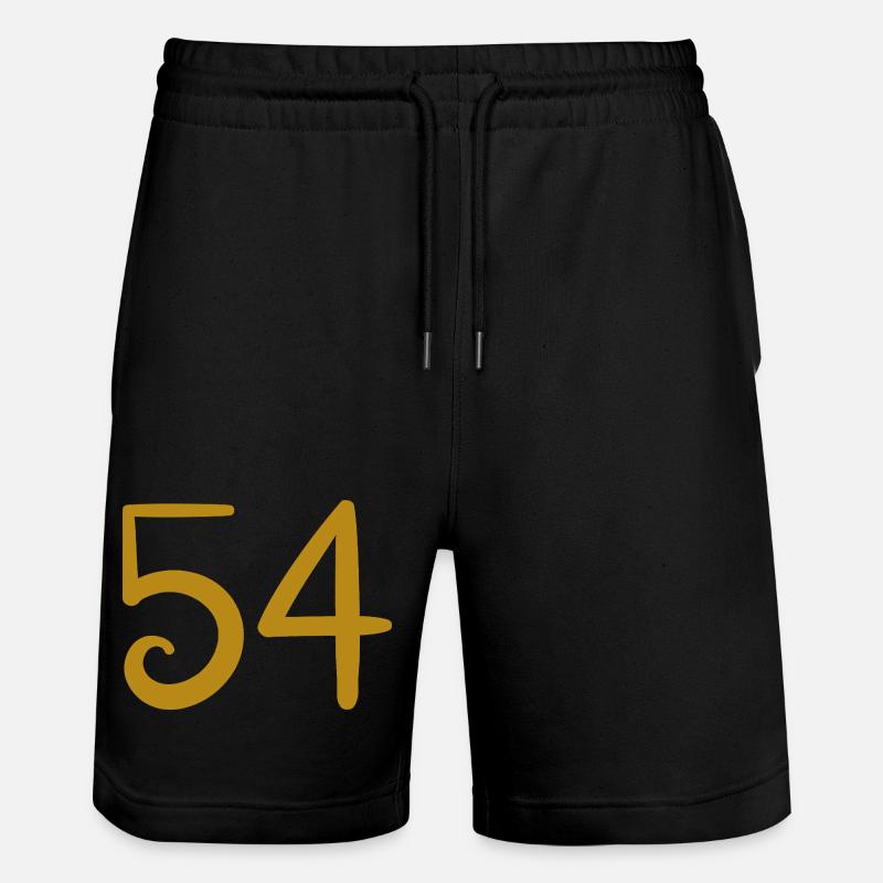 54 - Stanley/Stella Unisex Bio Joggingshorts Trainer  - Schwarz