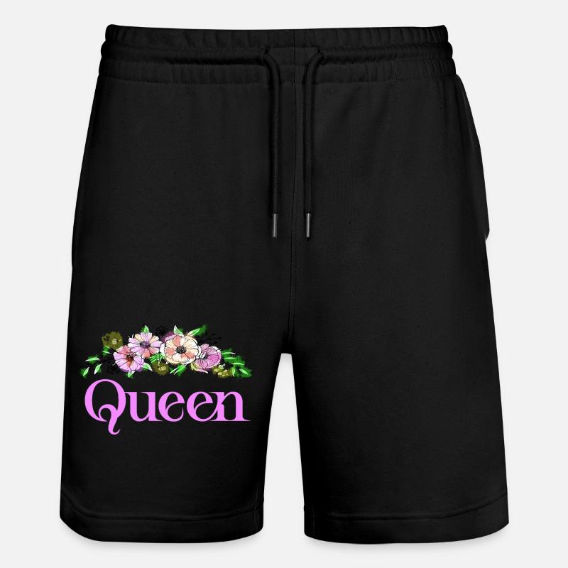 Queen - Short de jogging bio TRAINER Stanley/Stella unisexe - noir