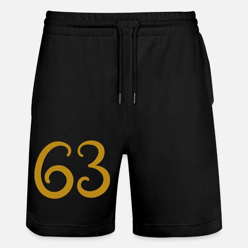 63 - Short de jogging bio TRAINER Stanley/Stella unisexe - noir