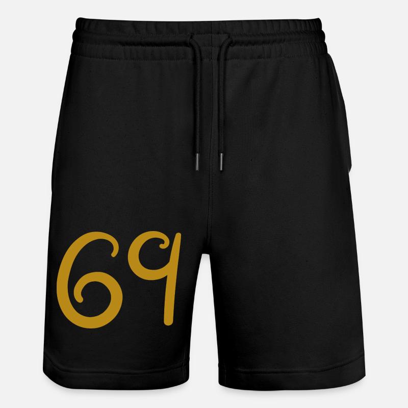 69 - Short de jogging bio TRAINER Stanley/Stella unisexe - noir