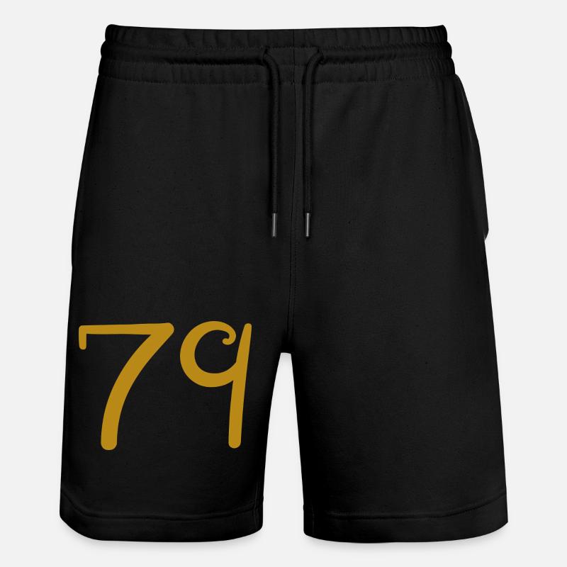 79 - Stanley/Stella Unisex Bio Joggingshorts Trainer - Schwarz
