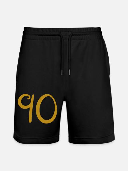 90 - Stanley/Stella Unisex Bio Joggingshorts Trainer - Schwarz