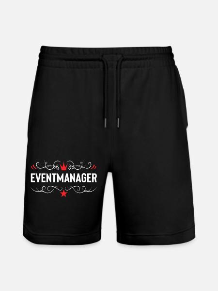 Event Manager - Stanley/Stella Trainer Unisex Organic Jogging Shorts - black