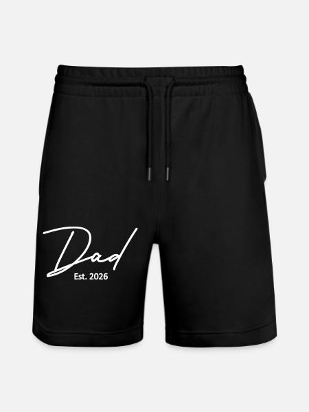 Fondation du père en 2026 - Short de jogging bio TRAINER Stanley/Stella unisexe - noir