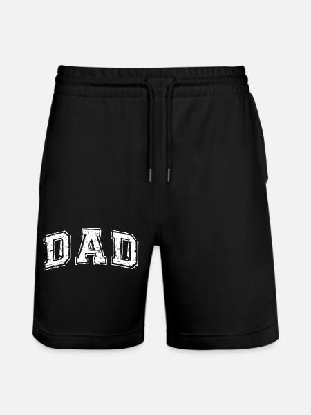 Papa papa Père - Short de jogging bio TRAINER Stanley/Stella unisexe - noir