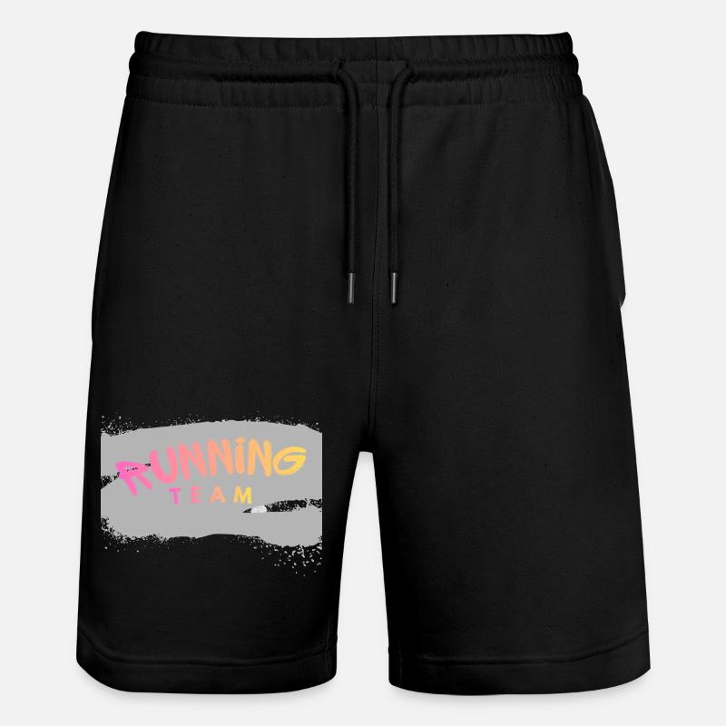Running Team - Stanley/Stella Unisex Bio Joggingshorts Trainer - Schwarz
