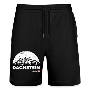 Dachstein Ramsau Österreich - Stanley/Stella Unisex Bio Joggingshorts Trainer  - Schwarz - Vorne - Nik (191cm) & Marisol (170cm)