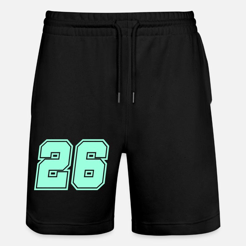26 - Short de jogging bio TRAINER Stanley/Stella unisexe - noir