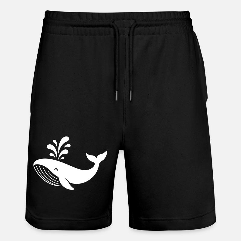 baleine - Short de jogging bio TRAINER Stanley/Stella unisexe - noir