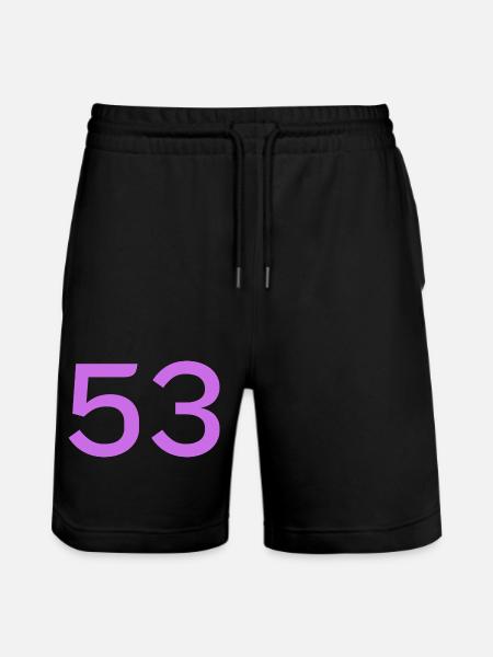 53 - Short de jogging bio TRAINER Stanley/Stella unisexe - noir