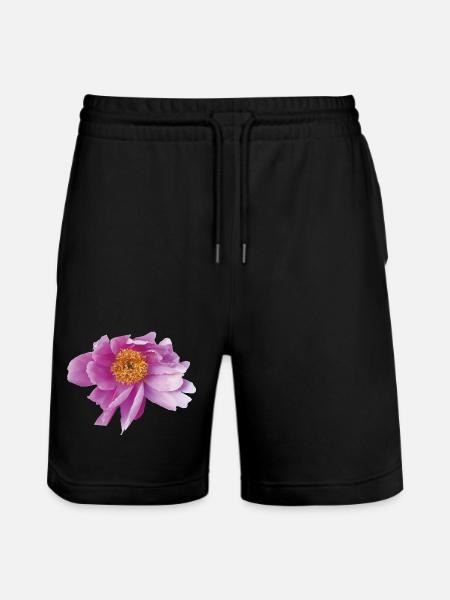 Peony_Dancing_in_Wind - Short de jogging bio TRAINER Stanley/Stella unisexe - noir