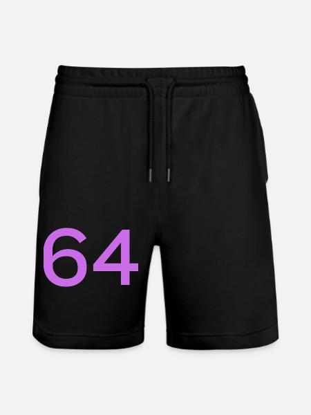 64 - Short de jogging bio TRAINER Stanley/Stella unisexe - noir