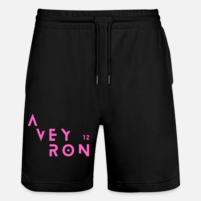 Aveyron 12 T-Shirt Cadeau Humour - Short de jogging bio TRAINER Stanley/Stella unisexe - noir