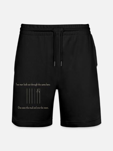 Der Klassiker für Perspektivenwechsel - Stanley/Stella Unisex Bio Joggingshorts Trainer  - Schwarz
