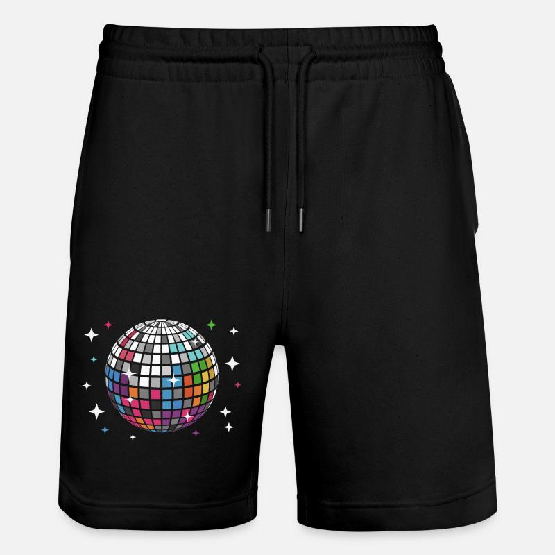 Disco Ball Disco Discothèque - Short de jogging bio TRAINER Stanley/Stella unisexe - noir