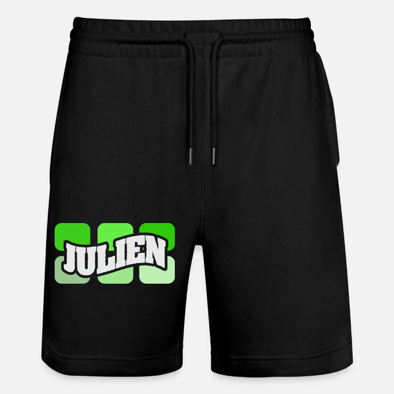 Logo néon Julien Graffiti - Short de jogging bio TRAINER Stanley/Stella unisexe - noir