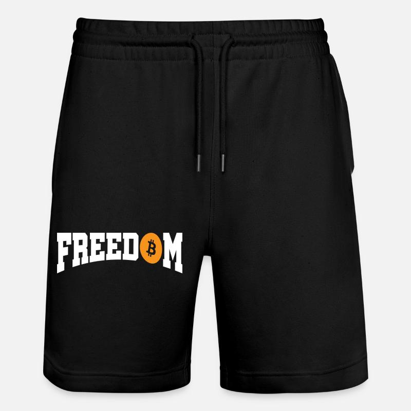 Liberté Bitcoin - Short de jogging bio TRAINER Stanley/Stella unisexe - noir