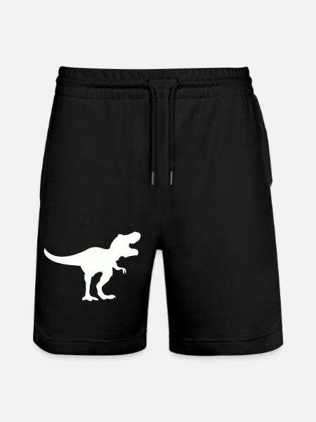 dinosaurier_trex - Short de jogging bio TRAINER Stanley/Stella unisexe - noir