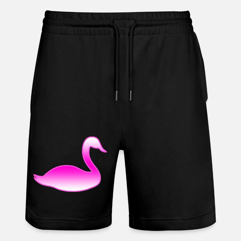 cygne - Short de jogging bio TRAINER Stanley/Stella unisexe - noir