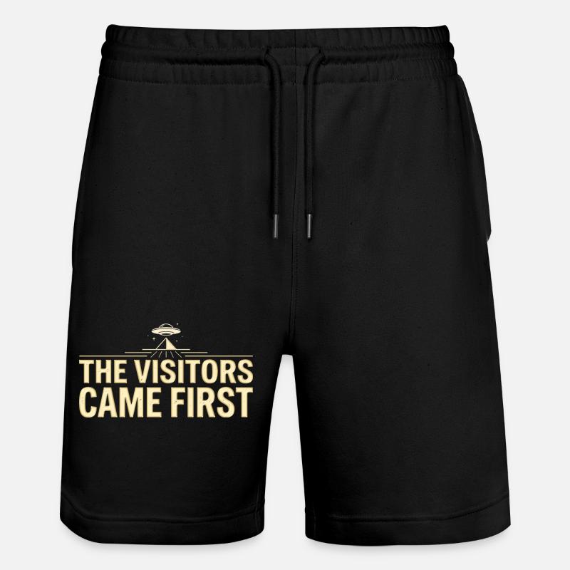 Les visiteurs passaient avant tout - Short de jogging bio TRAINER Stanley/Stella unisexe - noir