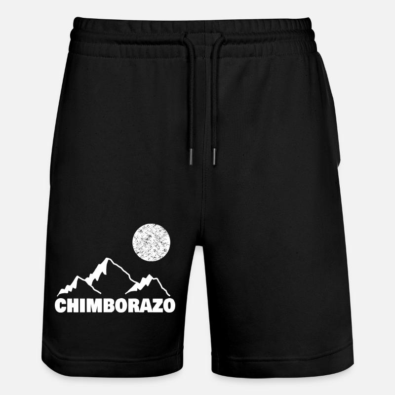 chimborazo - Stanley/Stella Unisex Bio Joggingshorts Trainer  - Schwarz