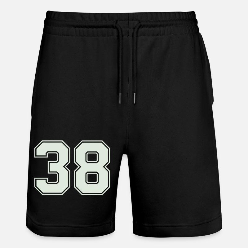 38- - Short de jogging bio TRAINER Stanley/Stella unisexe - noir