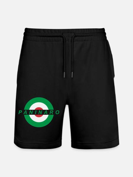 Paninaro - Stanley/Stella Trainer Unisex Organic Jogging Shorts - black