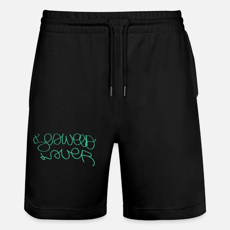 Gift idea for algae lovers - Stanley/Stella Trainer Unisex Organic Jogging Shorts - black